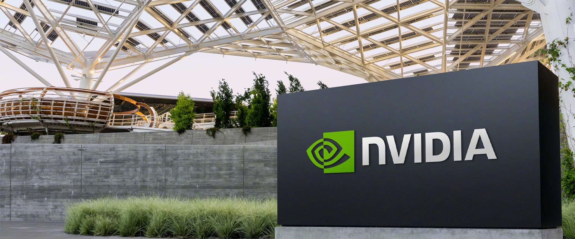 NVIDIA campus and headquarters sign
