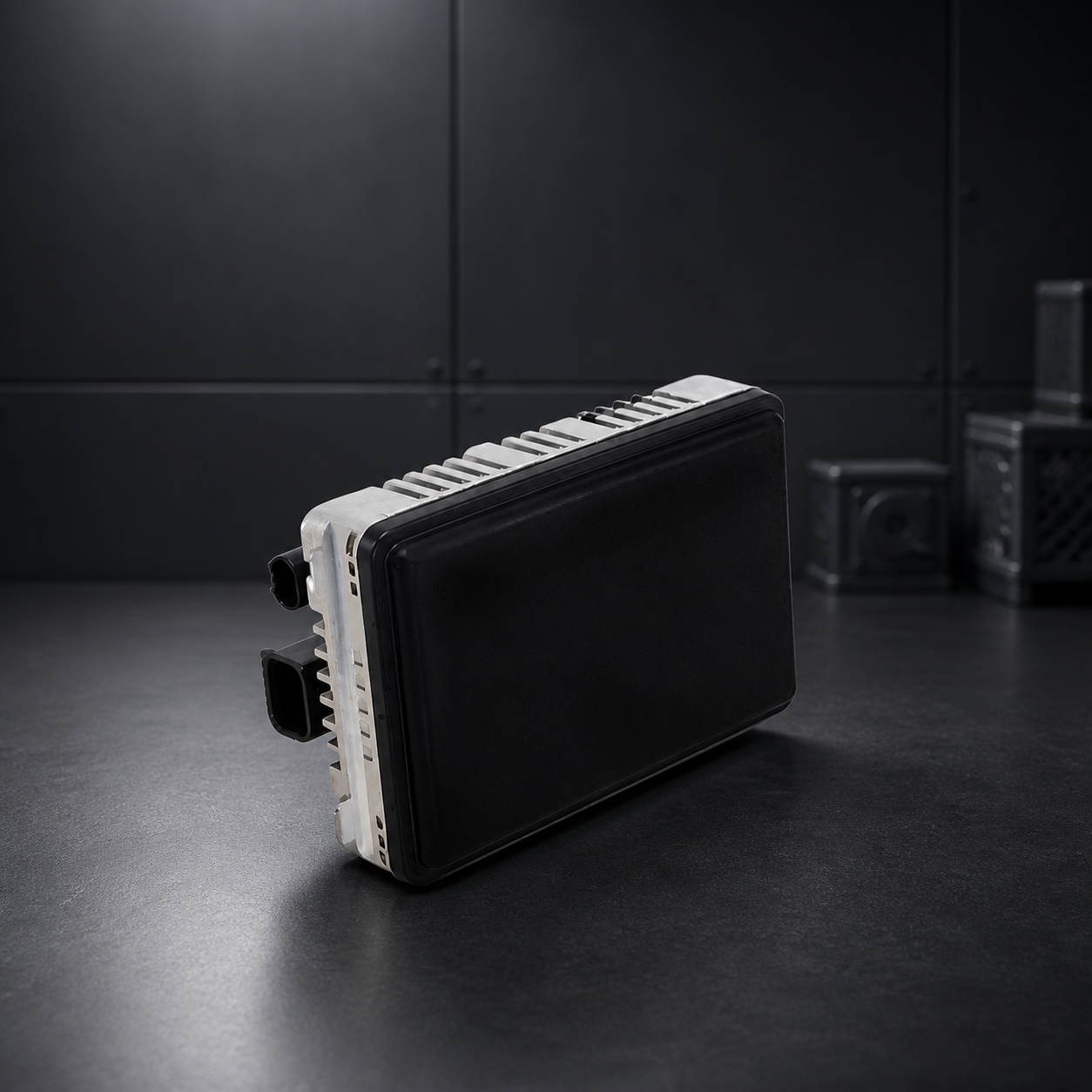 Millimeter-wave radar in a dark industrial studio